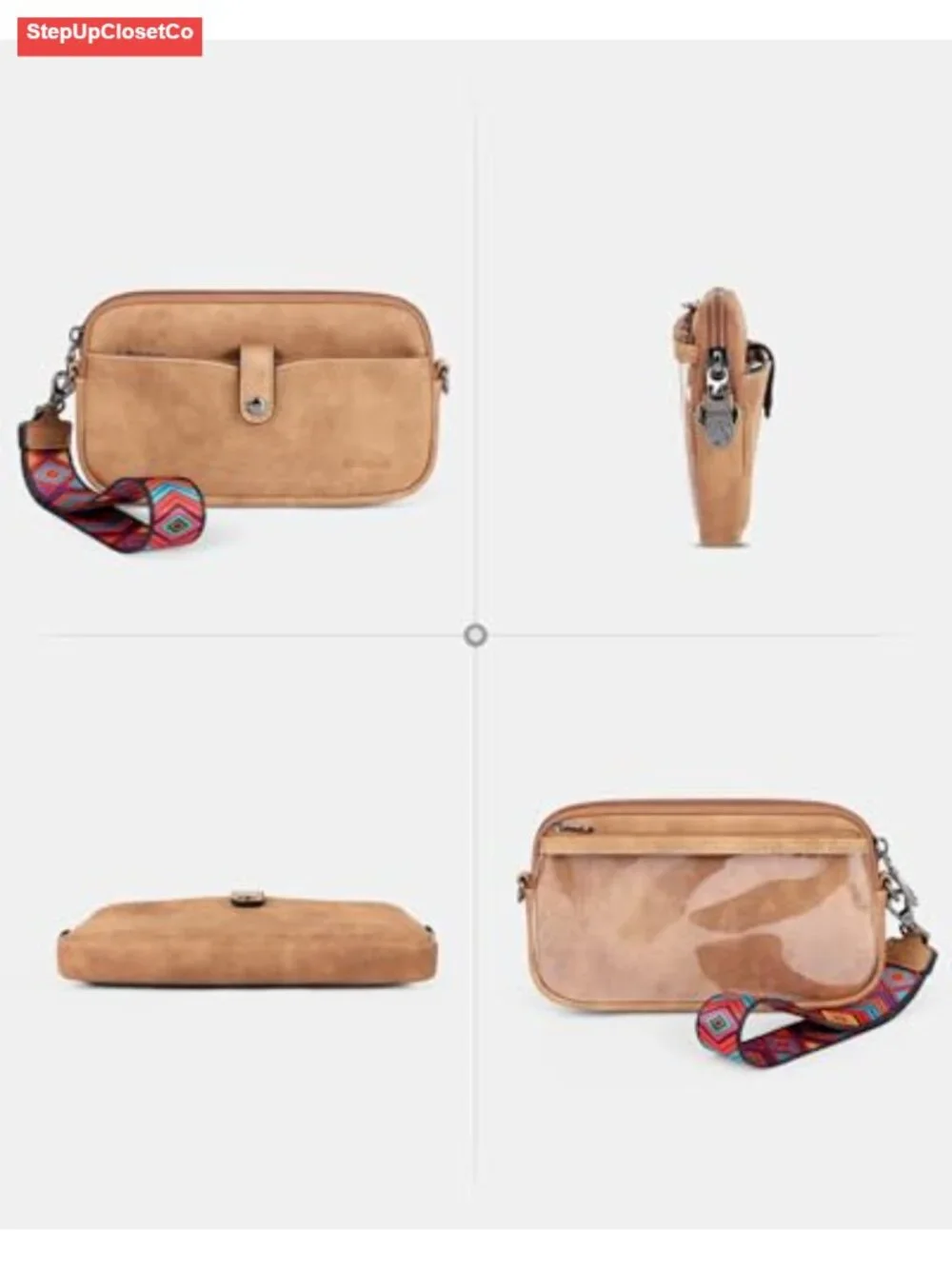 Slim Wristlet Wallet for Women, RFID Blocking Faux Leather Clutch Purse with